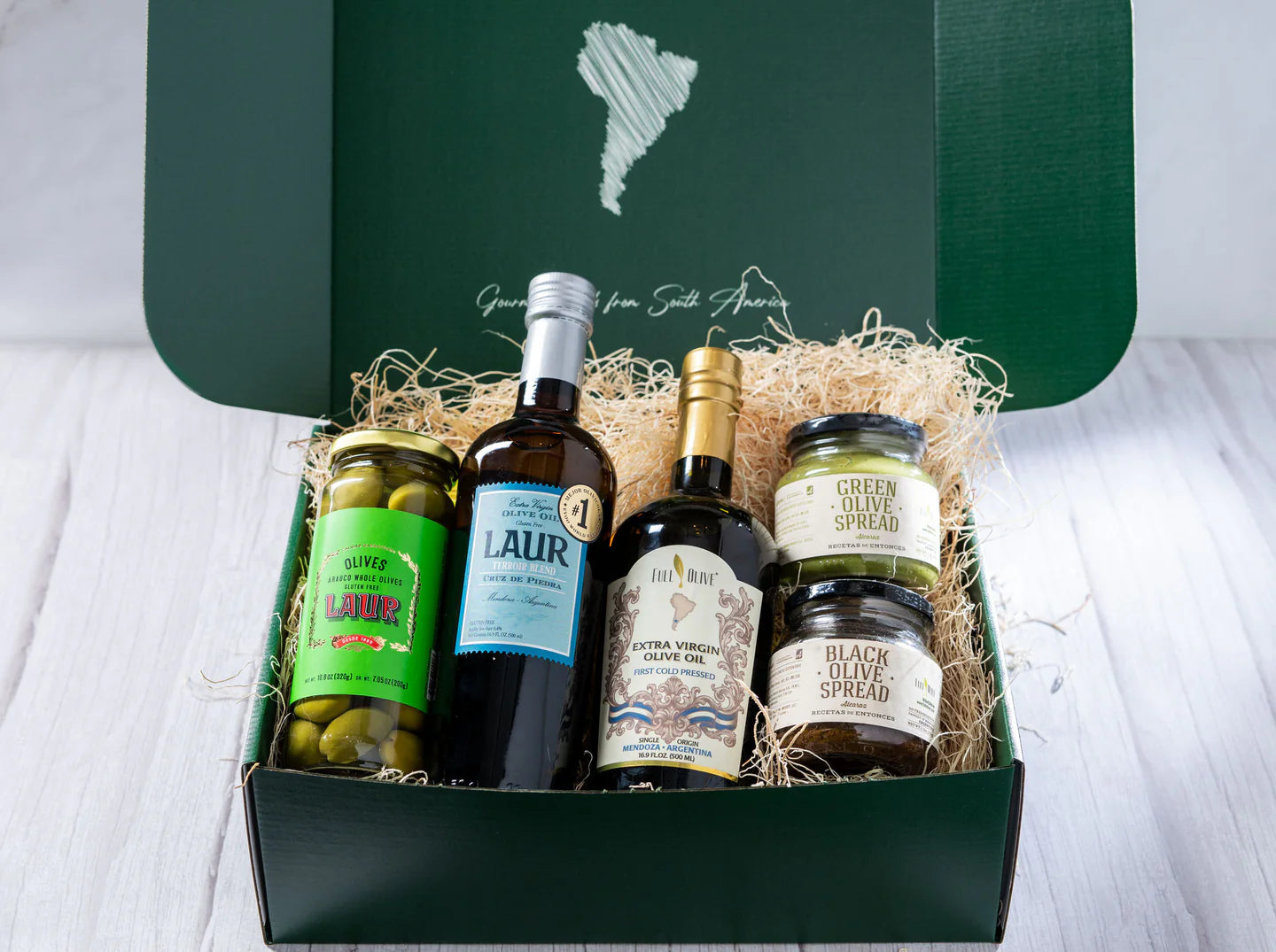 Coffrets cadeaux d'huile d'olive